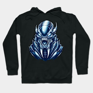 Blue Alien Hoodie